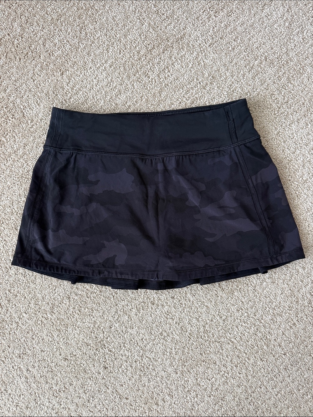 Lululemon Pace Rival camo tennis skirt